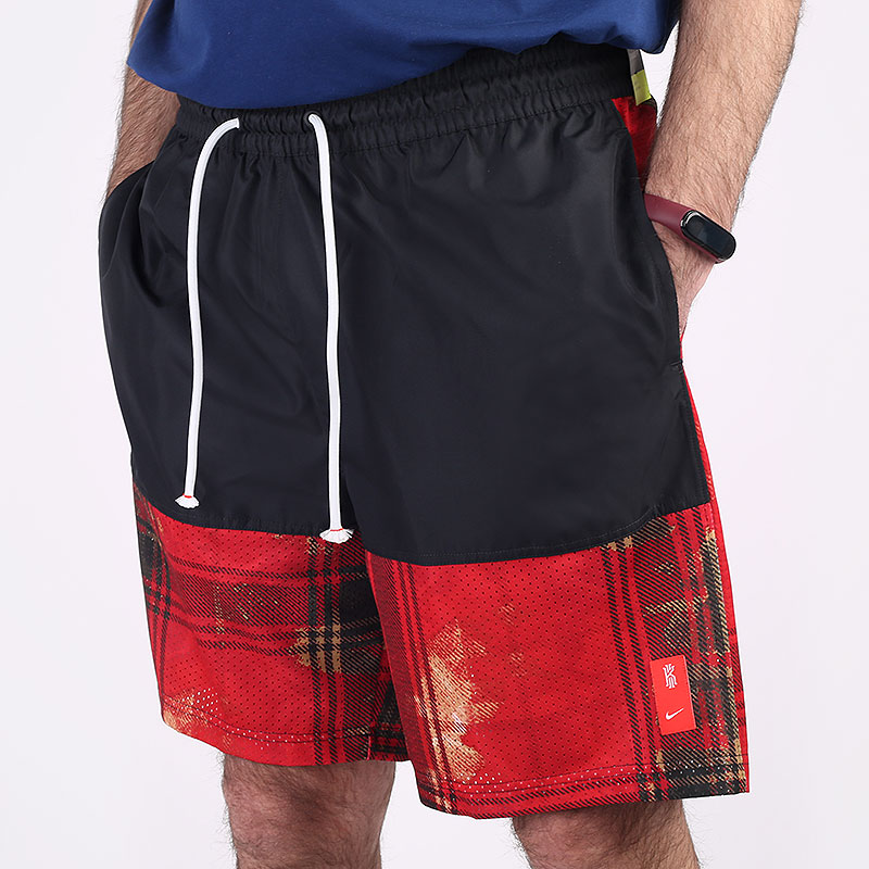 мужские красные шорты  Nike Kyrie Basketball Printed Shorts CK6759-673 - цена, описание, фото 1